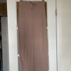 Zara Midi Skirt Light Purple Stretch